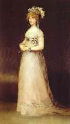 Francisco Jose de Goya Portrait of the Countess of Chinchon. oil painting artist